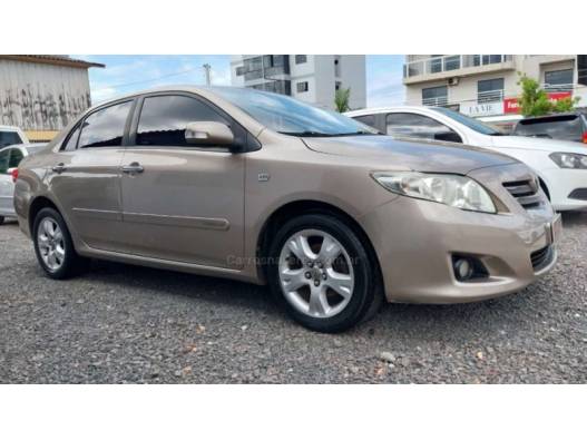 TOYOTA - COROLLA - 2009/2010 - Bege - R$ 56.900,00